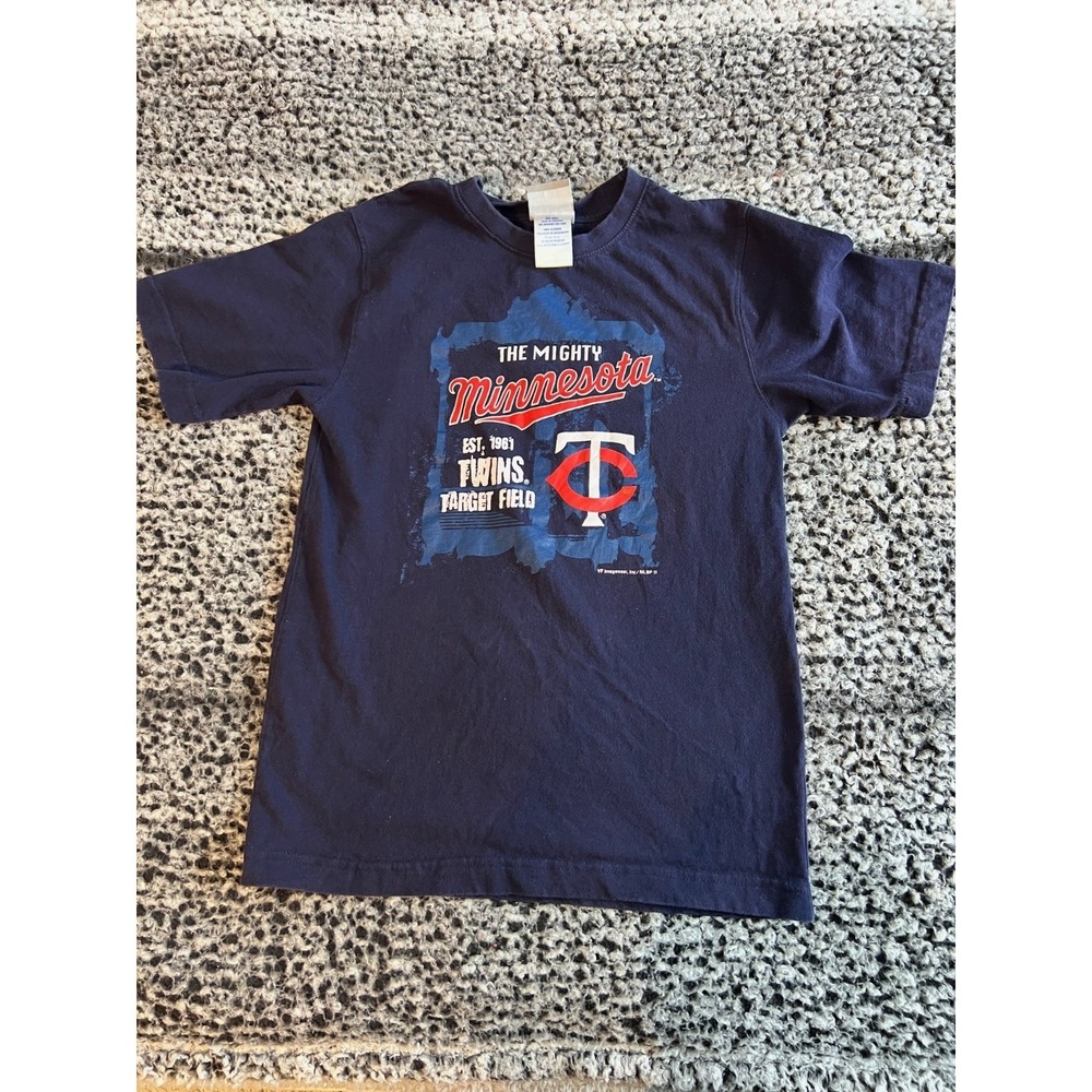 Youth Minnesota Twins T Shirt Size 10/12